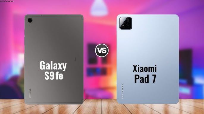 Bandingkan Samsung Galaxy Tab S9 FE Plus dan Xiaomi Pad 7 Pro dengan harga Rp7 juta. Temukan kelebihan dan kekurangan keduanya sebelum membeli!